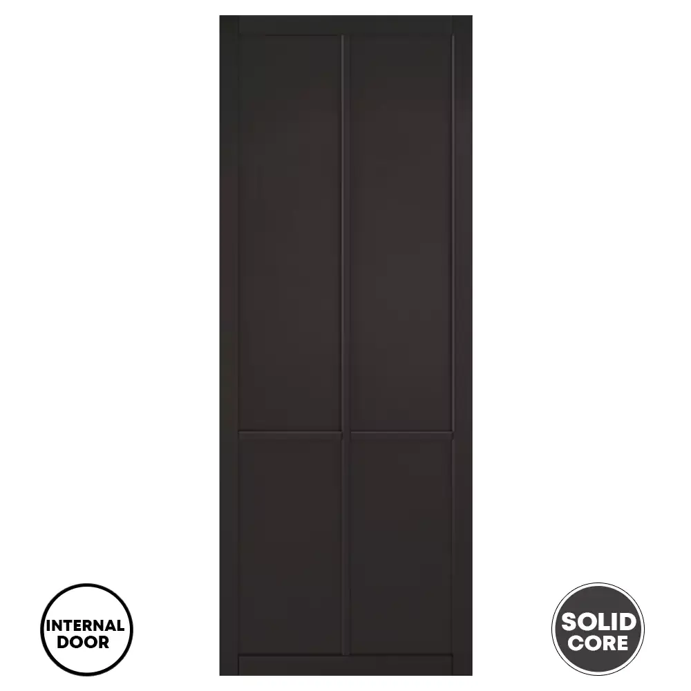 LPD Liberty 4 Panel Pre-finished Door Black