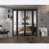 LPD Greenwich Internal Door Room Divider W6 75 Black New