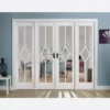 LPD Primed Internal Door White Glazed Room Divider Reims W8 98" New