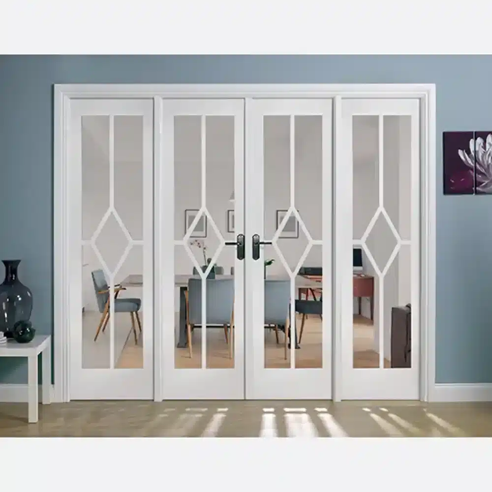 LPD Primed Internal Door White Glazed Room Divider Reims W8 98" New