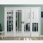 LPD Internal Sliding Doors Room Dividers Manhattan W8 Primed 98" - White
