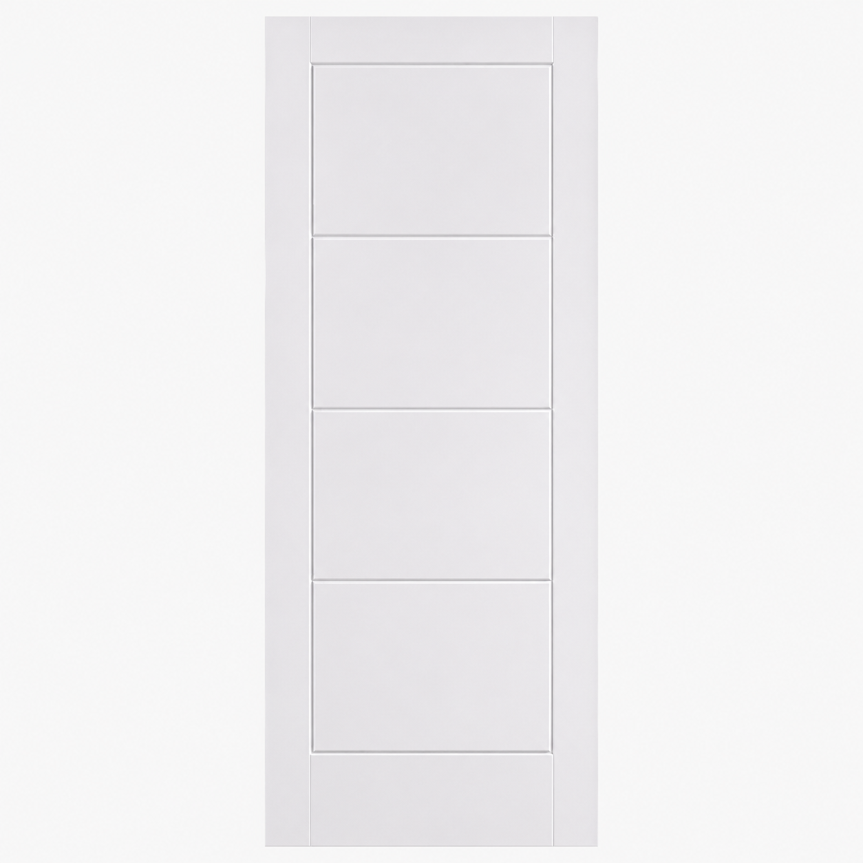 White Primed Smooth Ladder Internal FD30 Fire Door