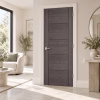 LPD Vancouver Ash Grey 5P Ladder Style Pre-Finished Internal Door