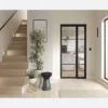 LPD Black Framed Internal Door Best Manhattan Universal Kit Primed