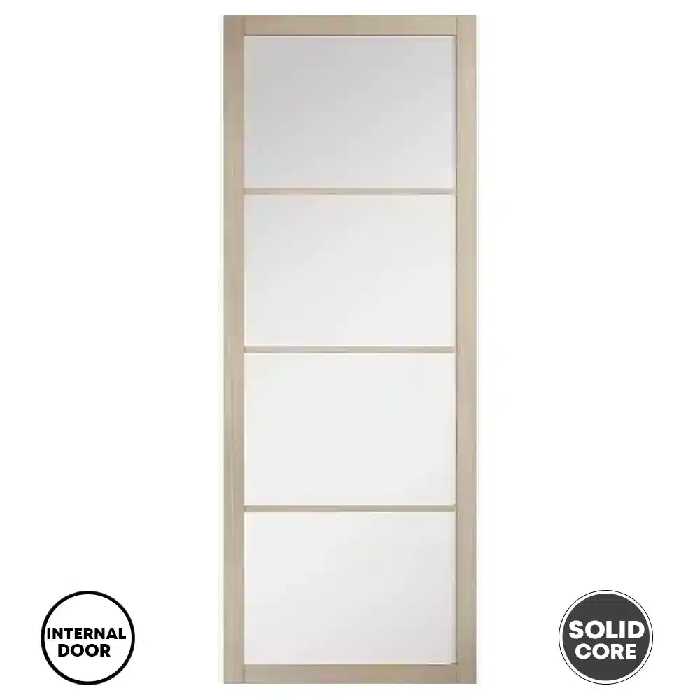 LPD Blonde Oak Internal Soho Glazed Pre-finished Door
