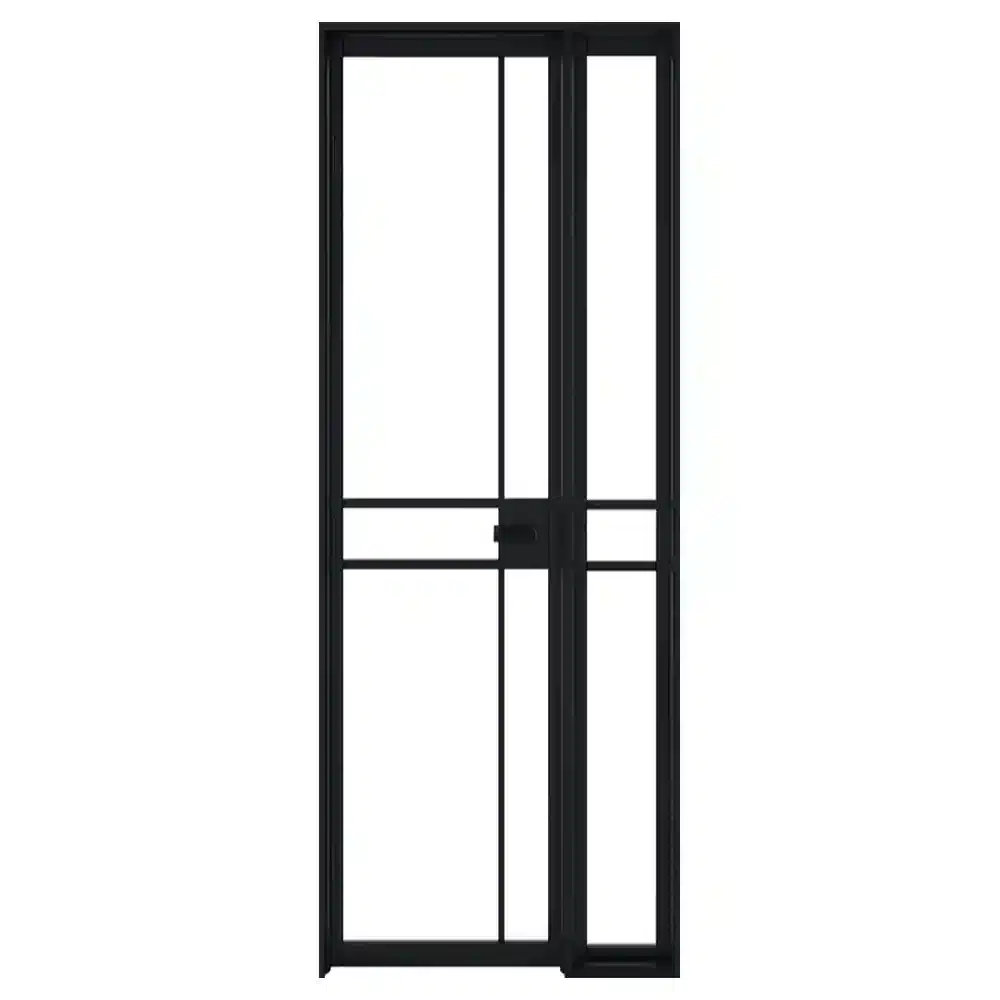 LPD Door Glazed Interior Door W6 Greenwich 1981 x 292 (11") - Black