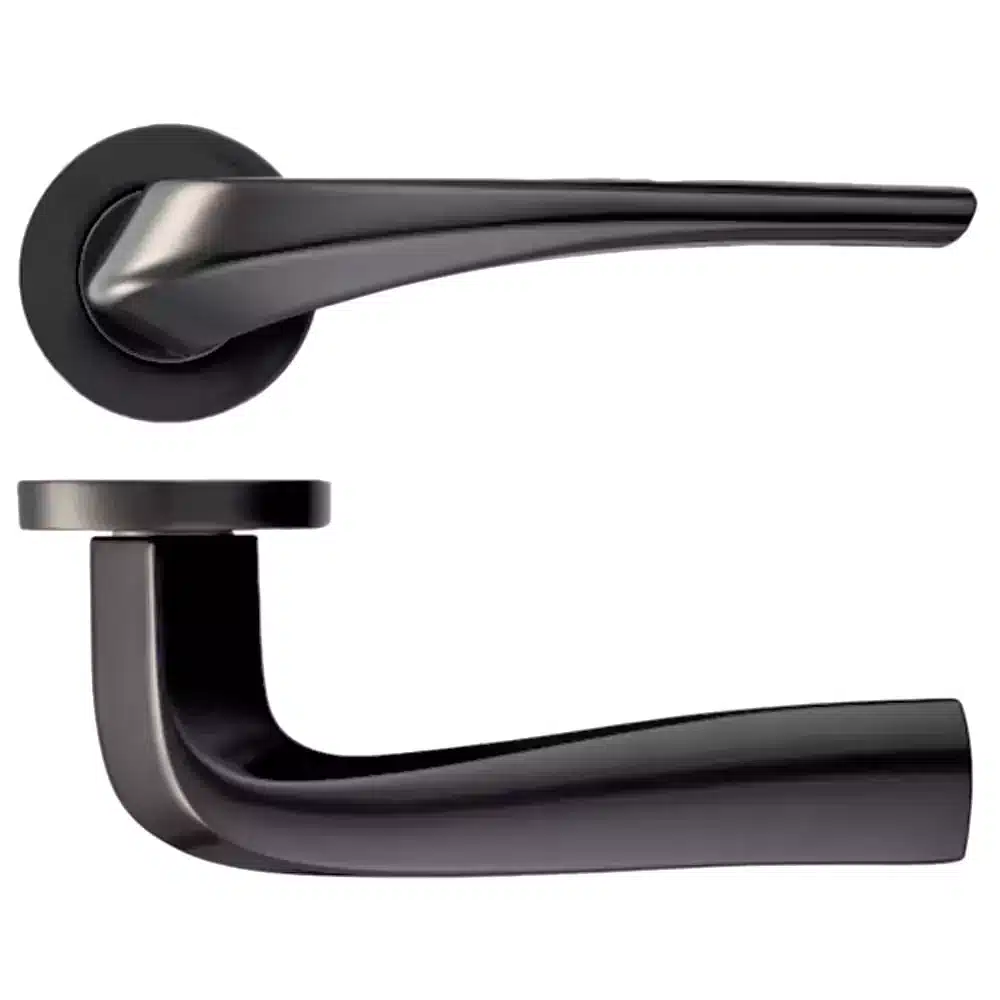 LPD Ironmongery Draco Matt Black Internal Door Handle Hardware Pack
