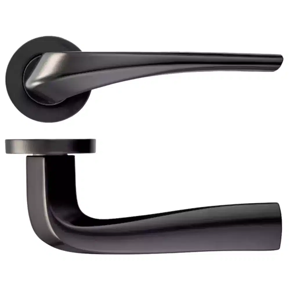 LPD Ironmongery Draco Matt Black Door Handle Privacy Pack