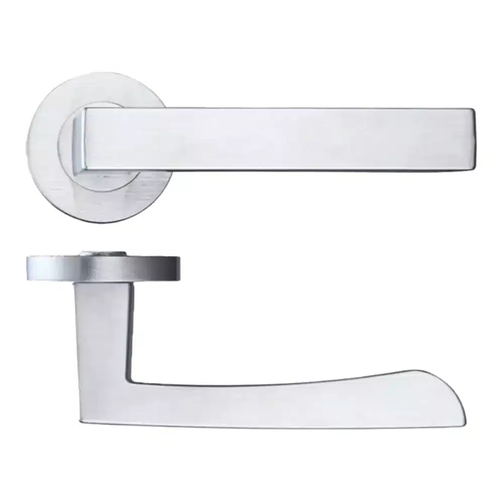 LPD Fornax Satin Chrome Internal Door Handle Privacy Pack