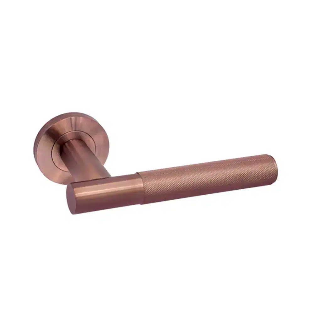 LPD Ironmongery Lugano Satin Copper Privacy Handle Pack
