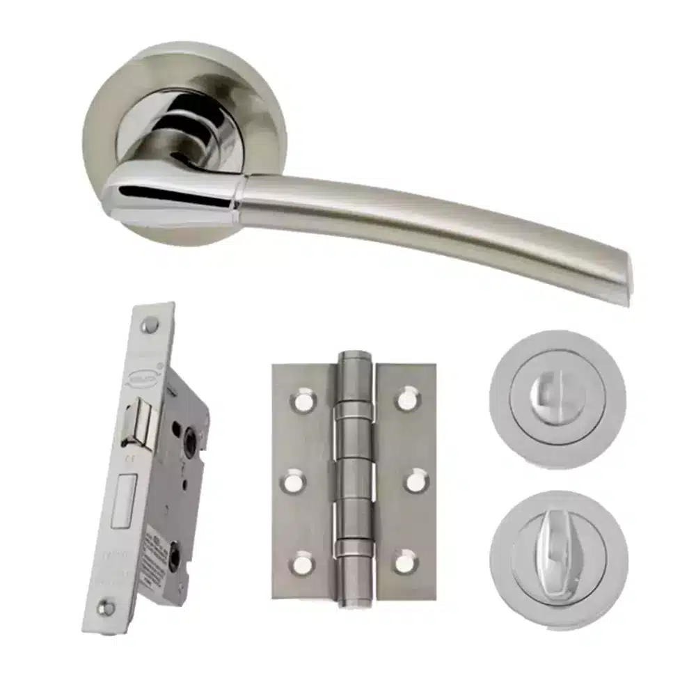 LPD Ironmongery Mercury Privacy Handles Hardware Pack