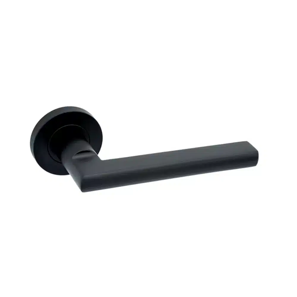 LPD Ironmongery Milan Matt Black Privacy Handle Pack