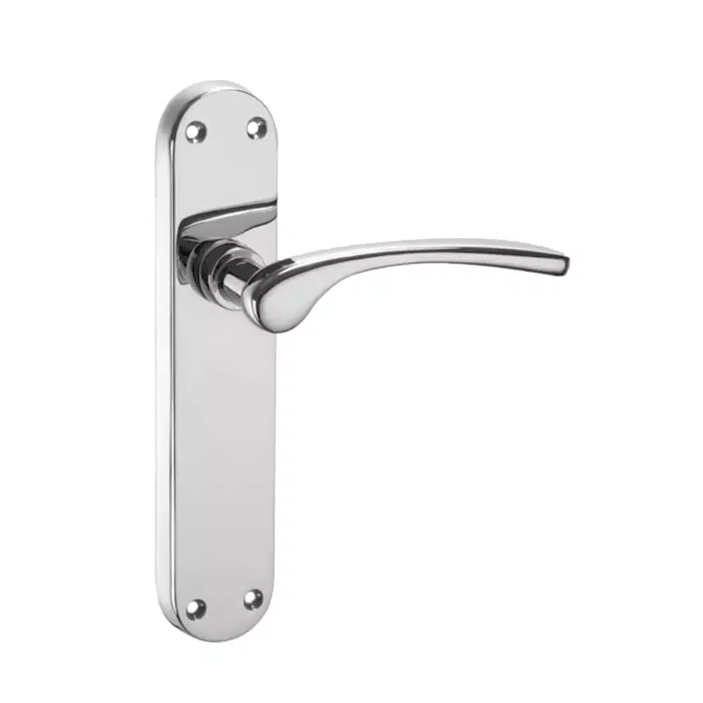 LPD Ironmongery Musca Polished Chrome Privacy Handle Hardware Pack