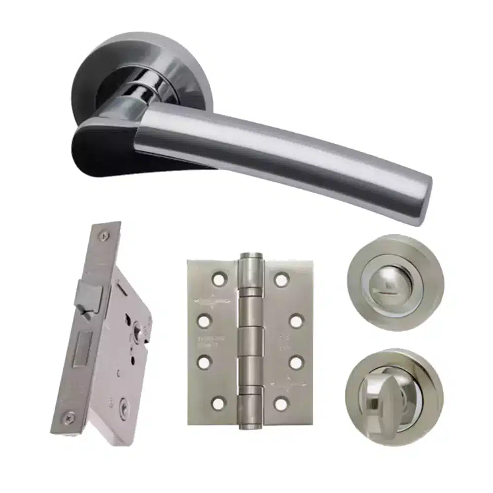 LPD Ironmongery Neptune Privacy Handle Hardware Pack