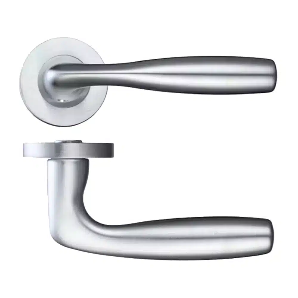 LPD Ironmongery Norma Satin Chrome Privacy Handle Hardware Pack