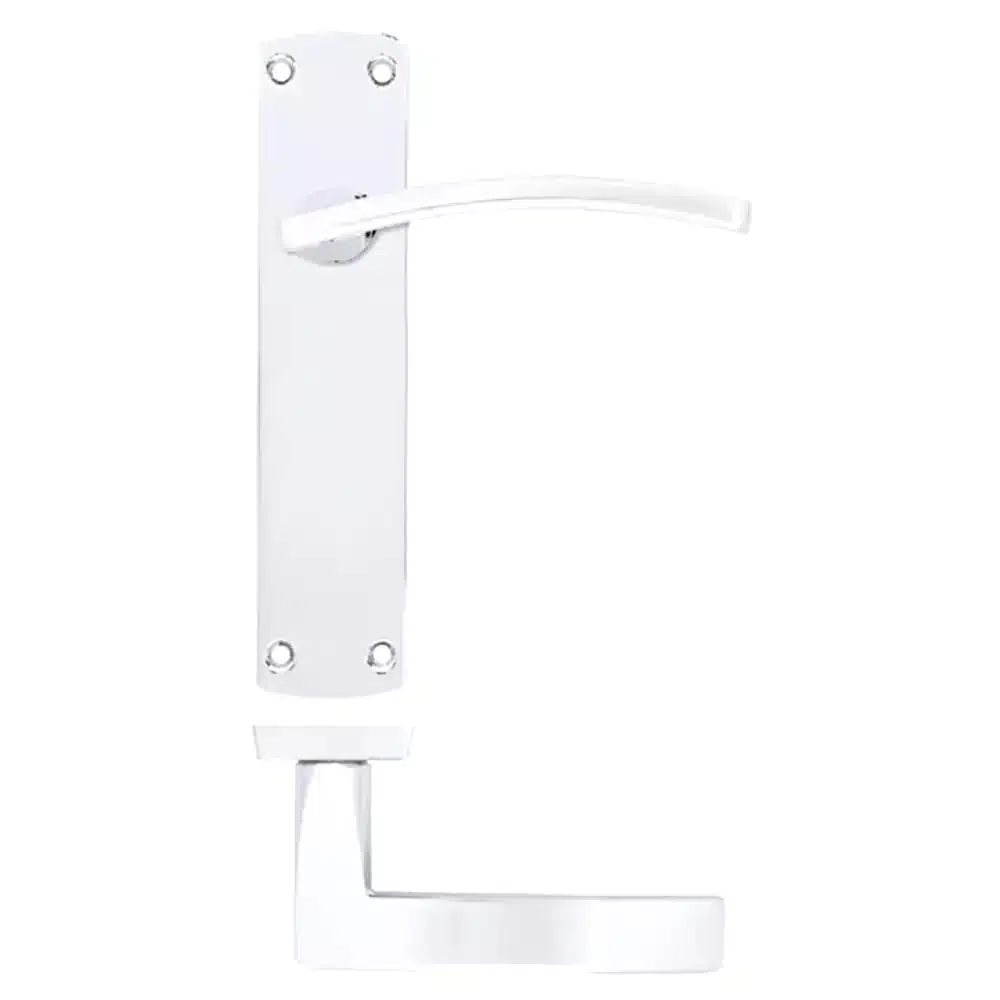 LPD Ironmongery Oxford Polished Chrome Privacy Handle Pack