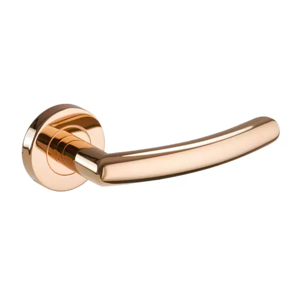LPD Ironmongery Phoenix Rose Gold Privacy Handle Hardware Pack
