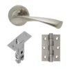 LPD Solar Chrome Tone Handle Hardware Pack