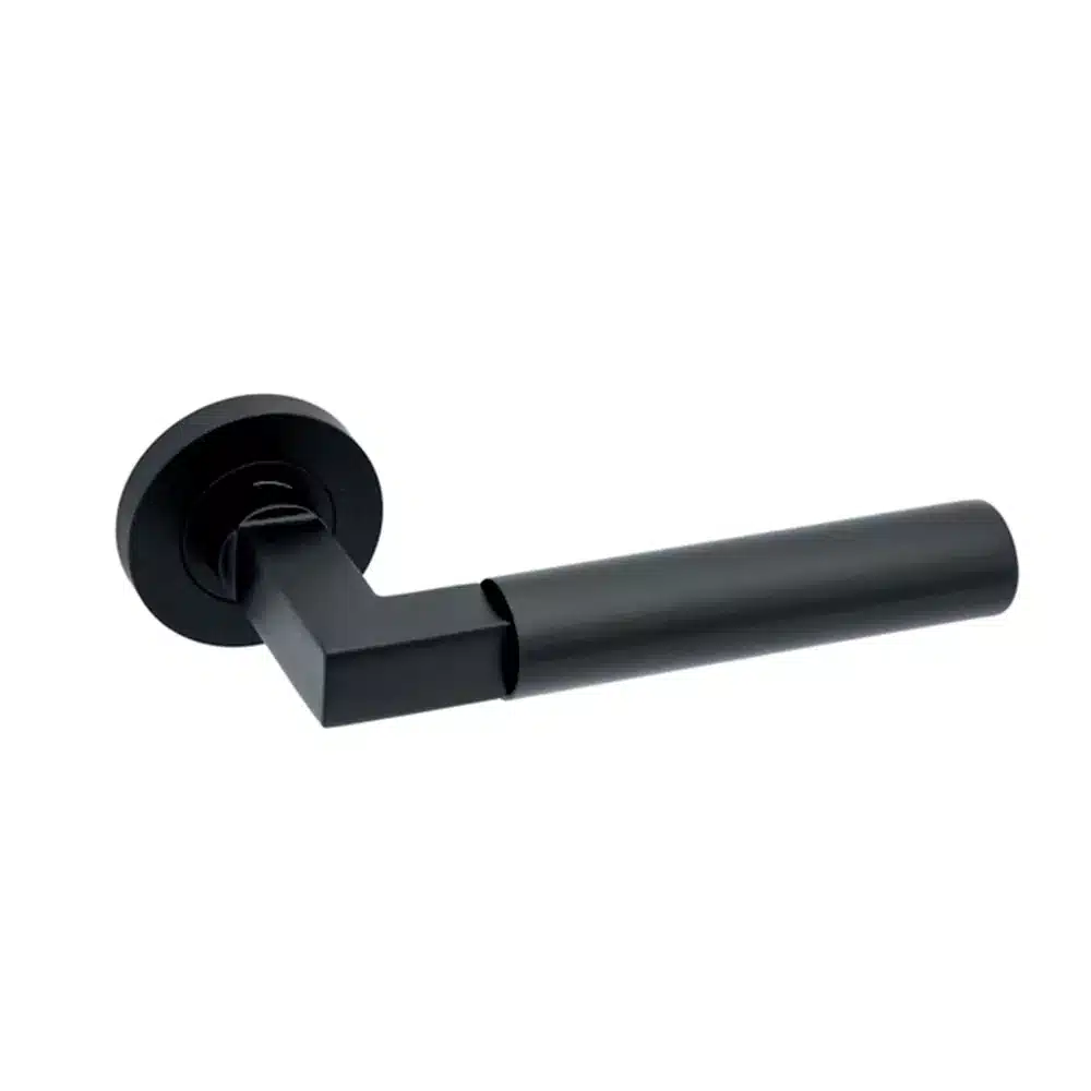 LPD Ironmongery Verona Privacy Matt Black Door Handle Uk Pack