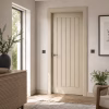 LPD Mexicano Blonde Oak 5 Panel Vertical Grooved Pre-Finished Internal Door Lifestyle