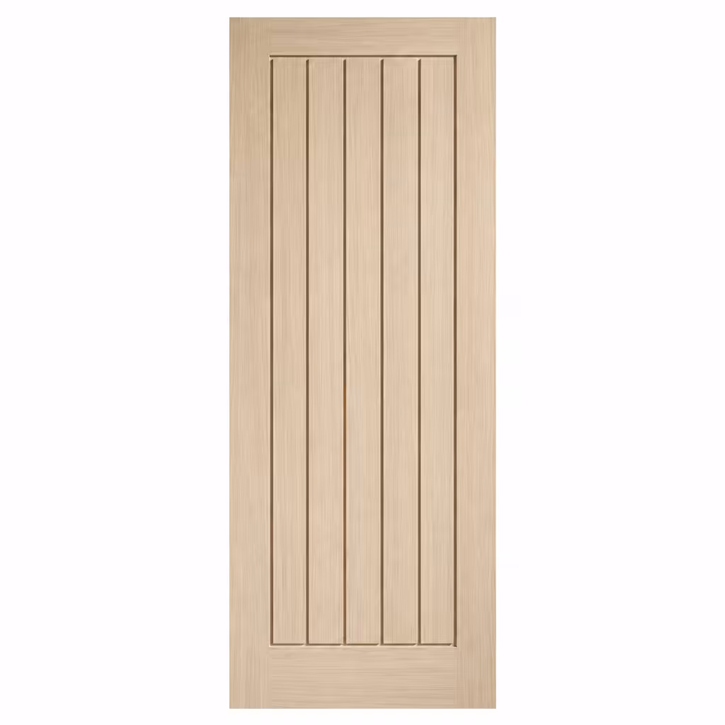 LPD Mexicano Blonde Oak 5 Panel Vertical Grooved Pre-Finished Internal Door