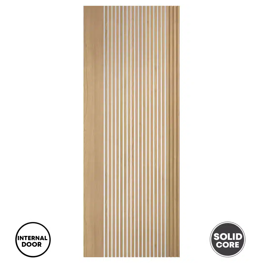 LPD Pre-finished Melbourne Glazed Oak Internal Door