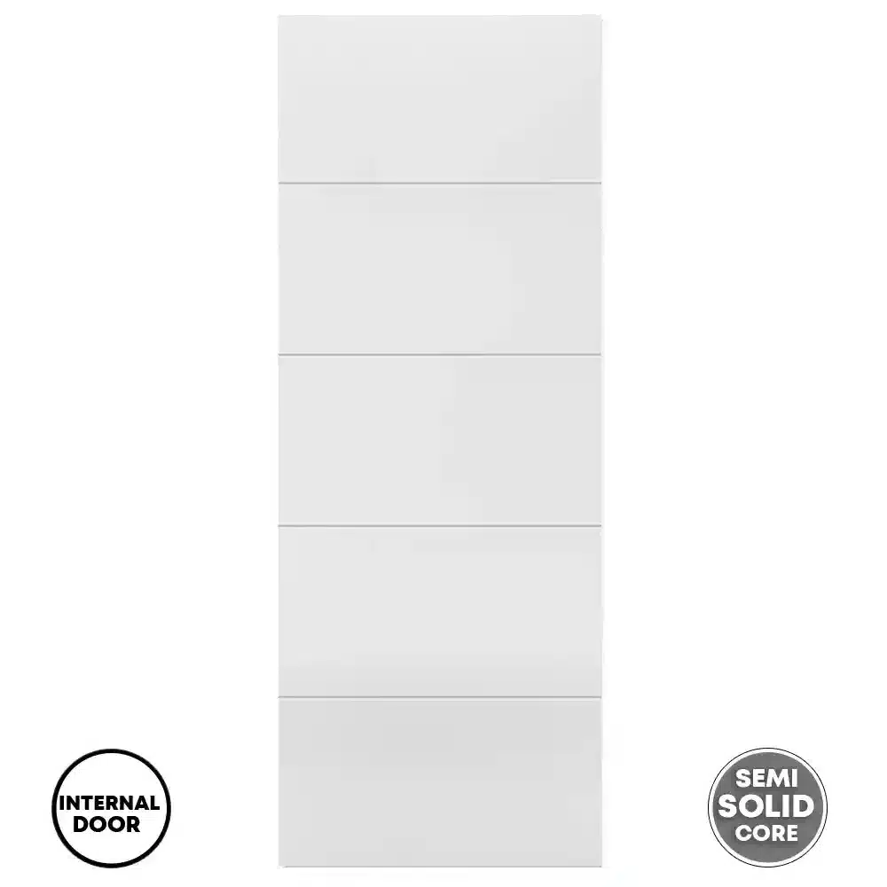 LPD Internal White Primed Santandor Door