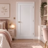 LPD Pattern 10 White Primed One Recessed Panel Solid Engineered Core Internal Door lifestyle