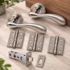 LPD Venus Silver Polished Chrome & Satin Nickel Handle Hardware Pack