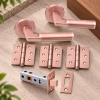 LPD Verona Rose Gold Tone Contemporary Handle Hardware Pack