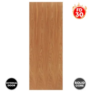 LPD Solid Unlipped External Blank Fire Door (44mm) - Hardwood