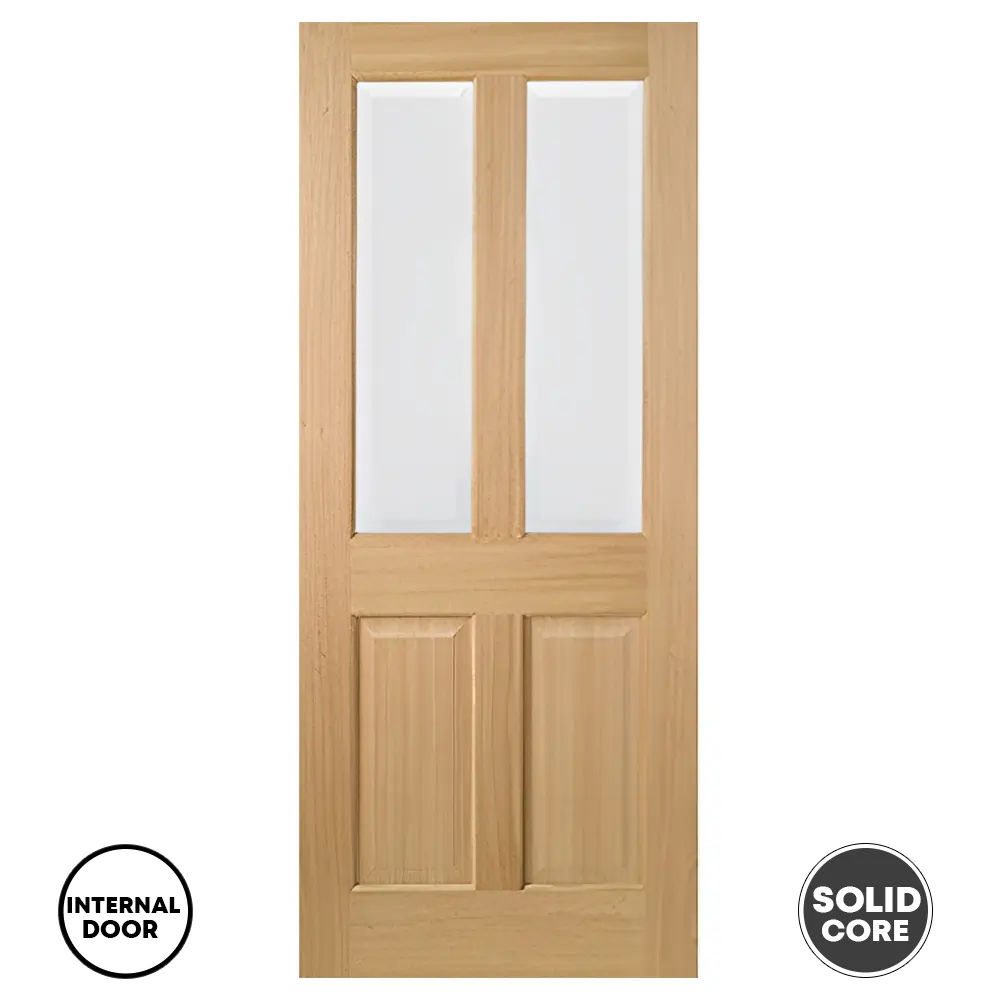 LPD Oak Richmond Door Glazed 2L