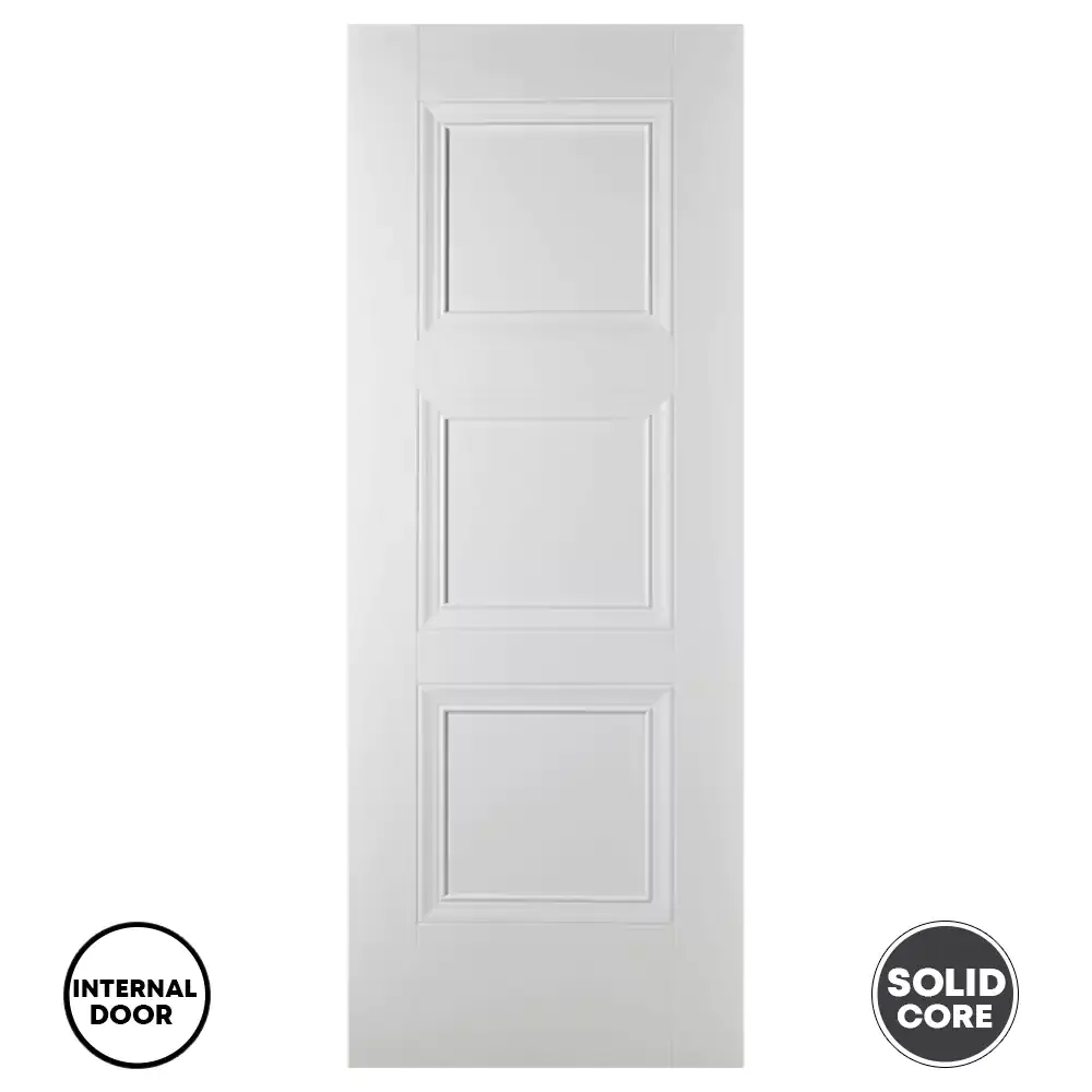 LPD Amsterdam Solid Internal Door Primed Plus White