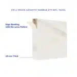 The F812 White Levanto Marble ST9 Modern TV