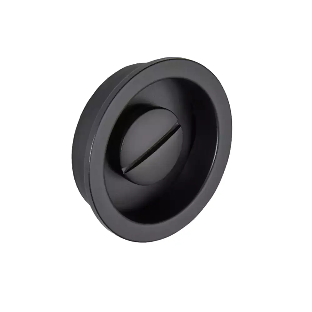 LPD Ironmongery Aries Matt Black Door Handle interior Pocket Privacy