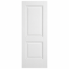 LPD Arnhem Primed White Grain 2 Panel Decorative Bolection Moulding Textured Internal Door - Image 2