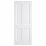 LPD Canterbury White Primed 4P Solid Engineered Internal Door
