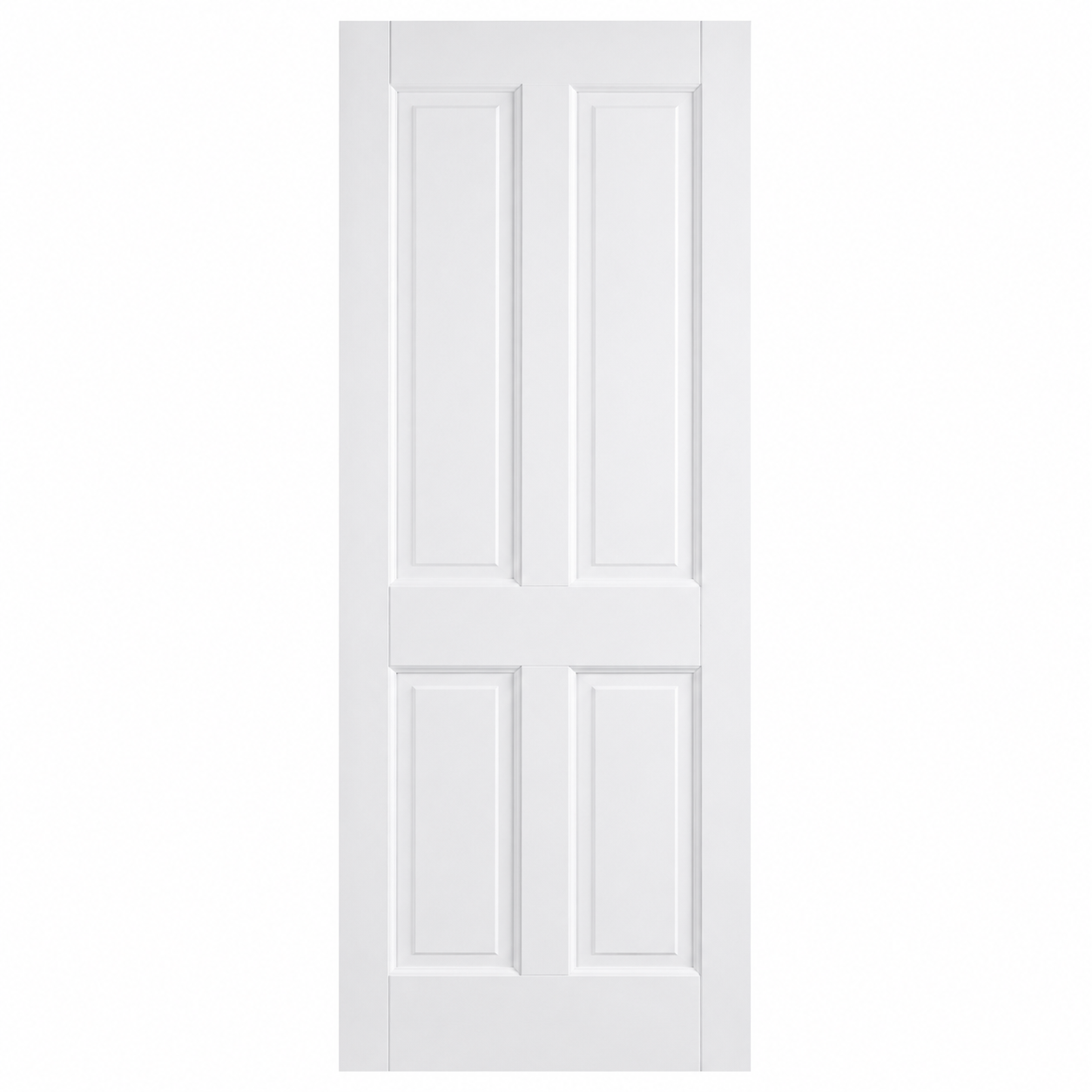 LPD Canterbury White Primed 4P Solid Engineered Internal Door