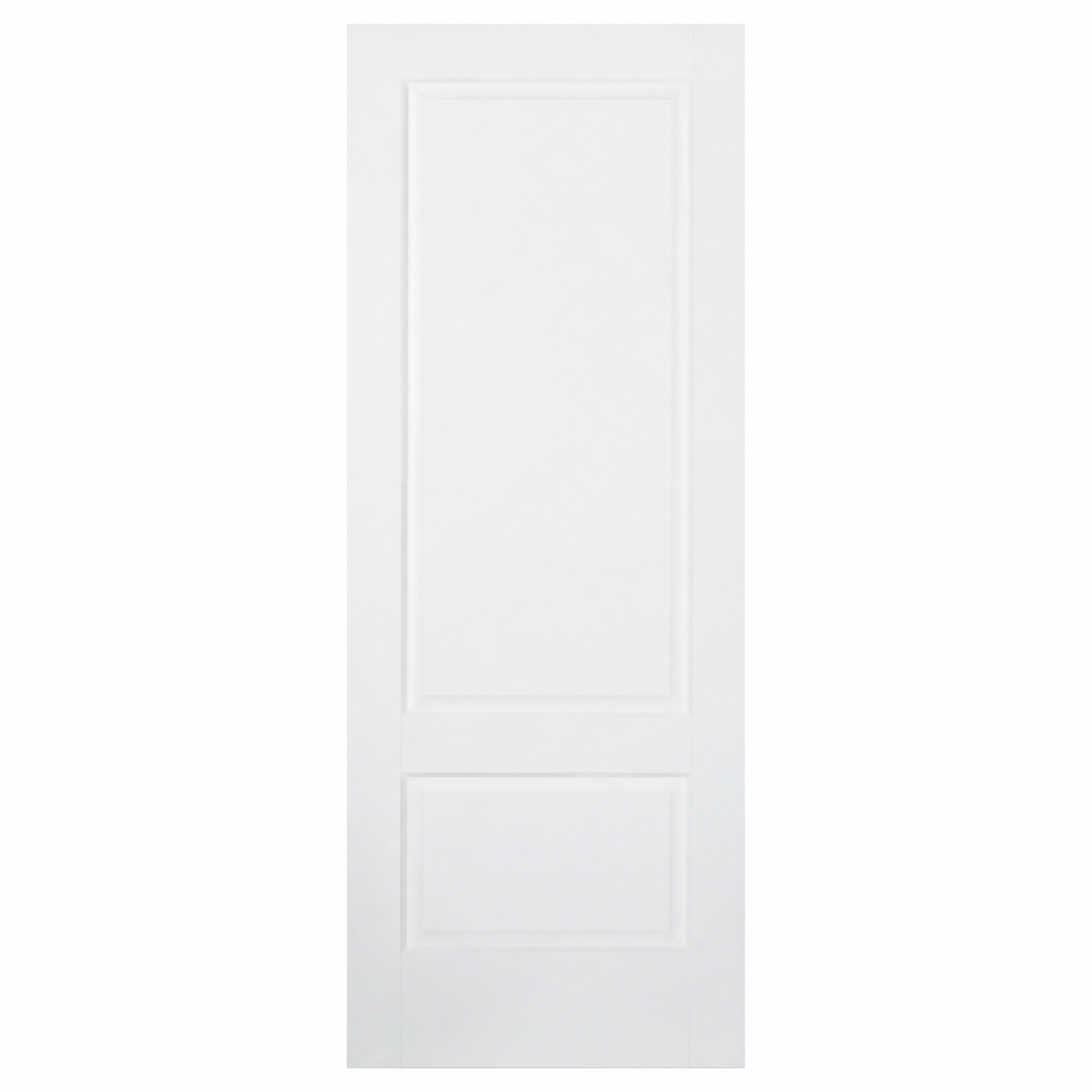 LPD Doors Brooklyn White Primed 2P Panelled Moulded Composite Pre-Finished Internal Door