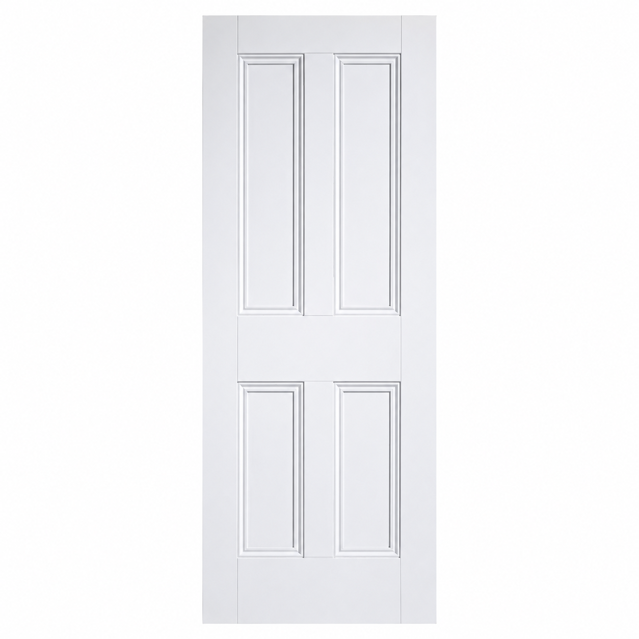 LPD Doors Nostalgia 4P White Primed 4P Panelled Raised Mouldings Solid Engineered Core Internal Door