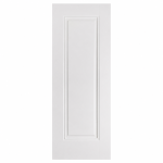 LPD Eindhoven White Primed Plus One Large Panel Decorative Beading Solid Engineered Internal Door
