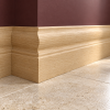LPD Ferrol Oak Decorative Edge Unfinished Oak Veneer Skirting Board lifestyle1