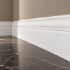 LPD Ferrol White Primed Decorative Skirting Board