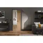 The LPD Internal Flusso Pocket Door Set Double is of unobstructed flow between rooms while preserving privacy.