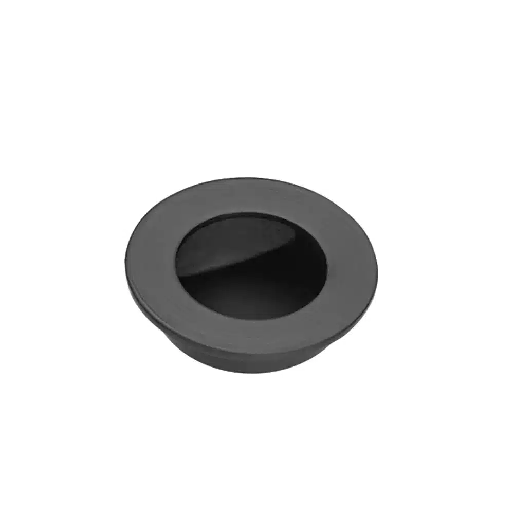 LPD Ironmongery Virgo Matt Black Pocket Door Handle