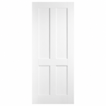 LPD London White Primed 4P Solid Engineered Internal Door