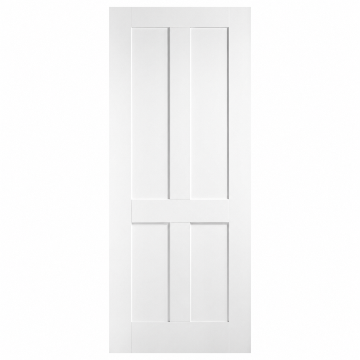 LPD London White Primed 4P Solid Engineered Internal Door