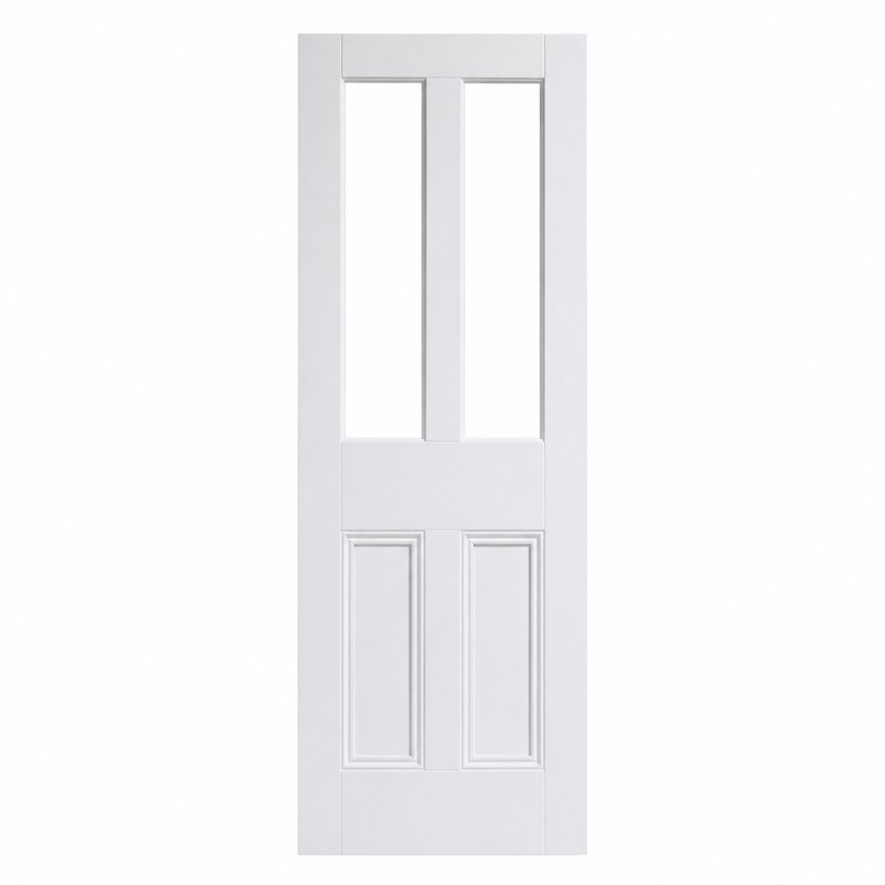 LPD Malton White Unglazed 2L Solid Engineered Primed Internal Door