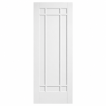 LPD Manhattan White Primed Nine Panel Decorative Beading Solid Engineered Internal Door