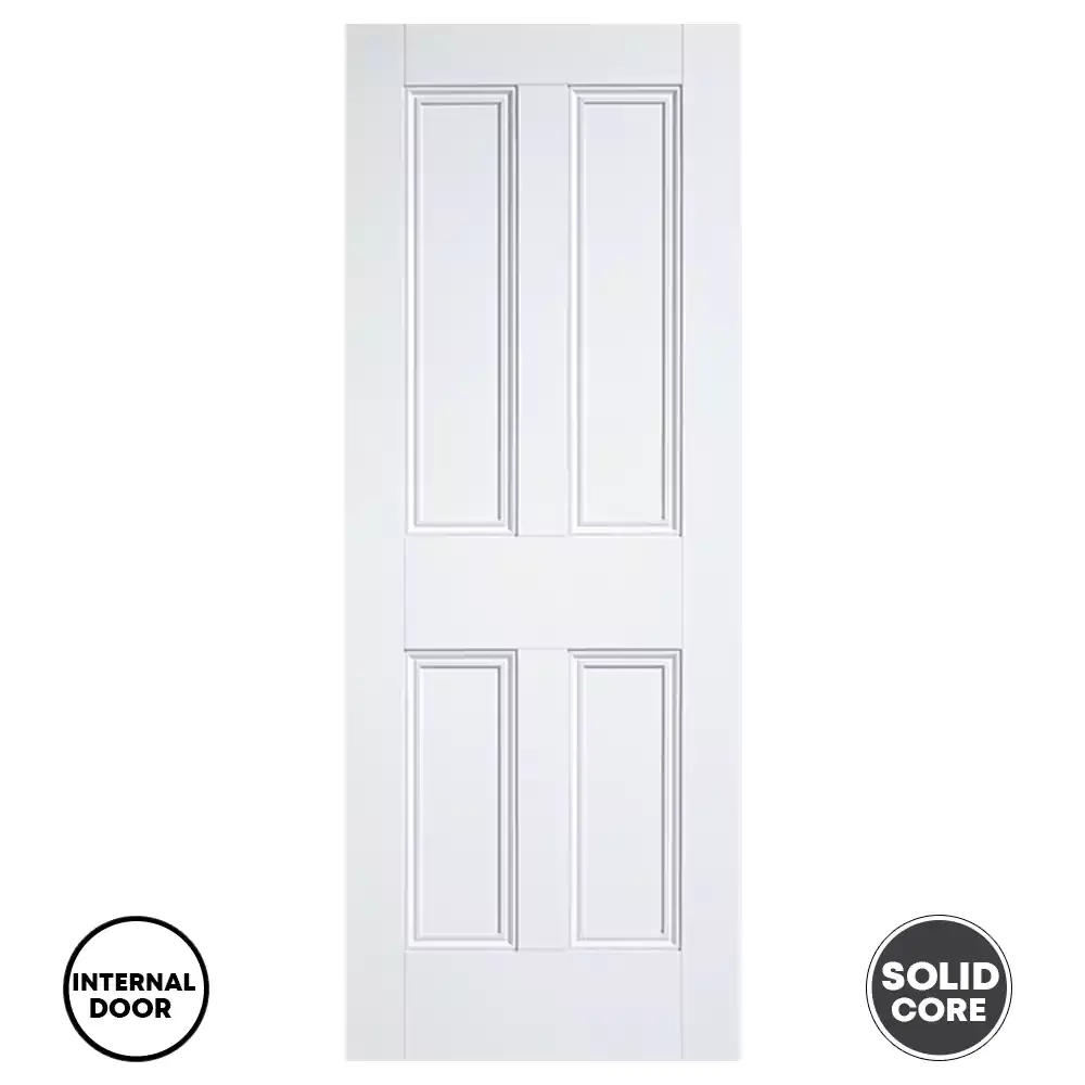 LPD Nostalgia Internal 4 Panel White Door